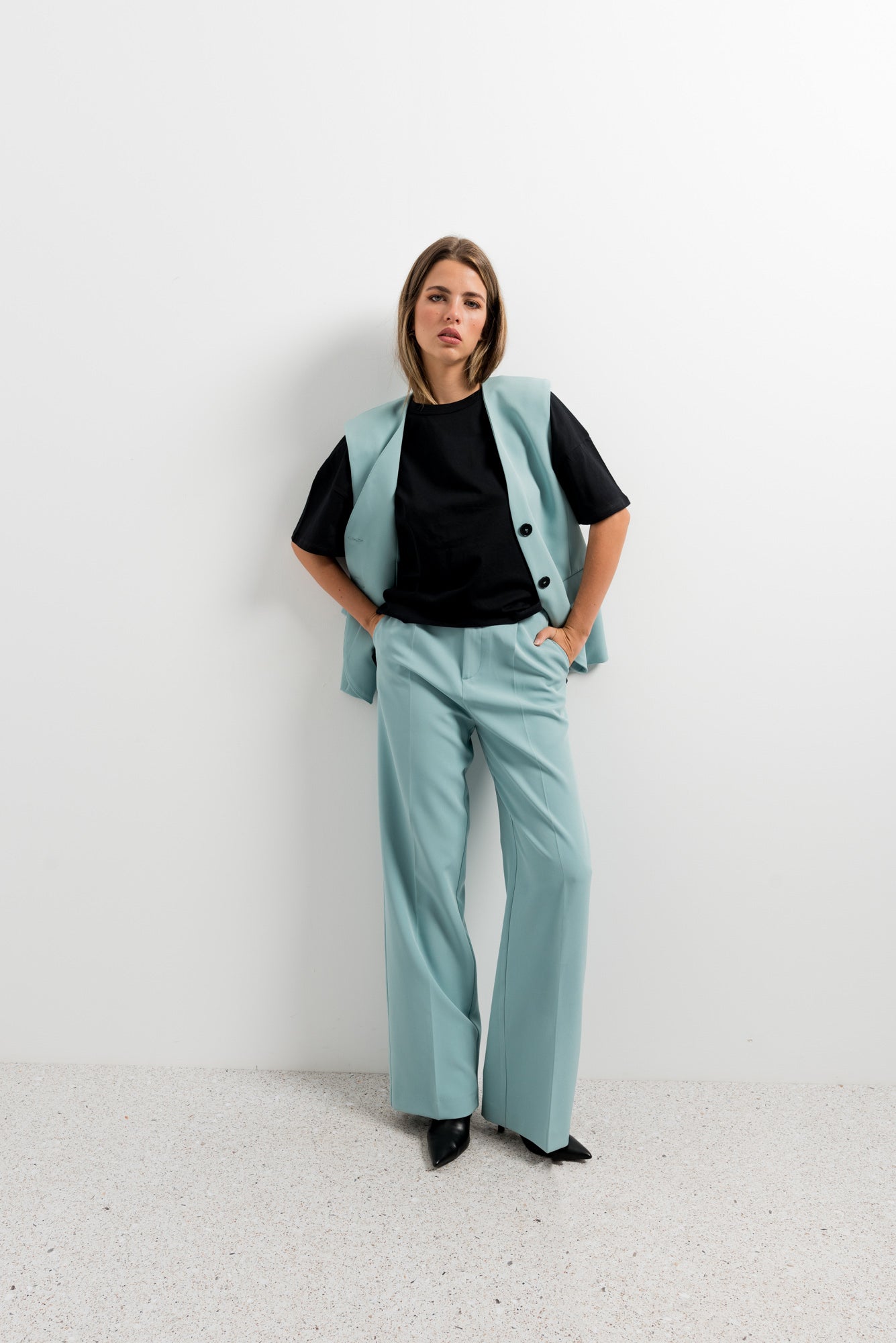 pantalon tall blue