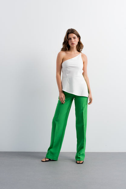 Straight Fit Pantalon Green: Tall