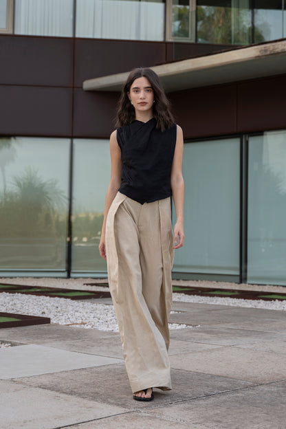 Linen Relaxed Fit Pantalon: Tall