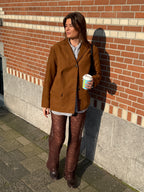 Lace Pants Brown: Extra Tall