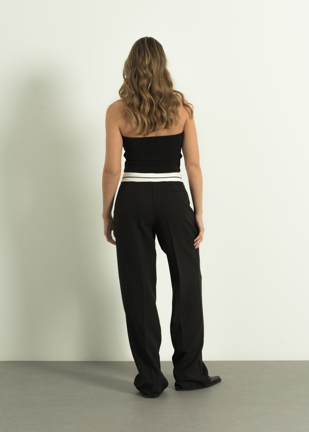 Zwarte pantalon tall