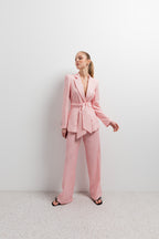 Pink Blazer with Belt