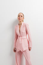 Pink Blazer with Belt