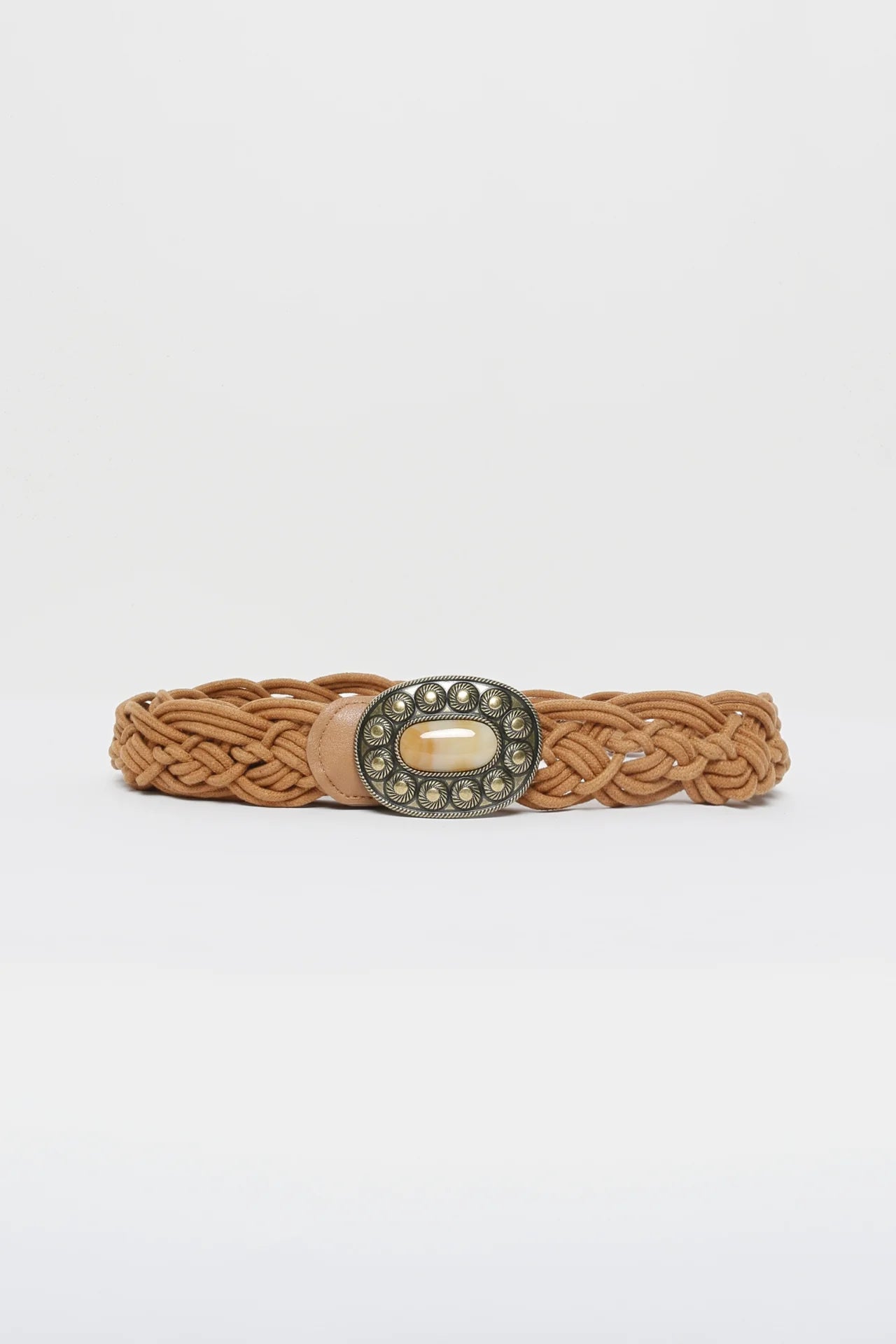 Braided Khaki Belt