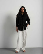 White Pants With Pleats: Tall