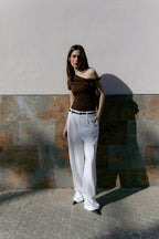 White Pants With Pleats: Tall