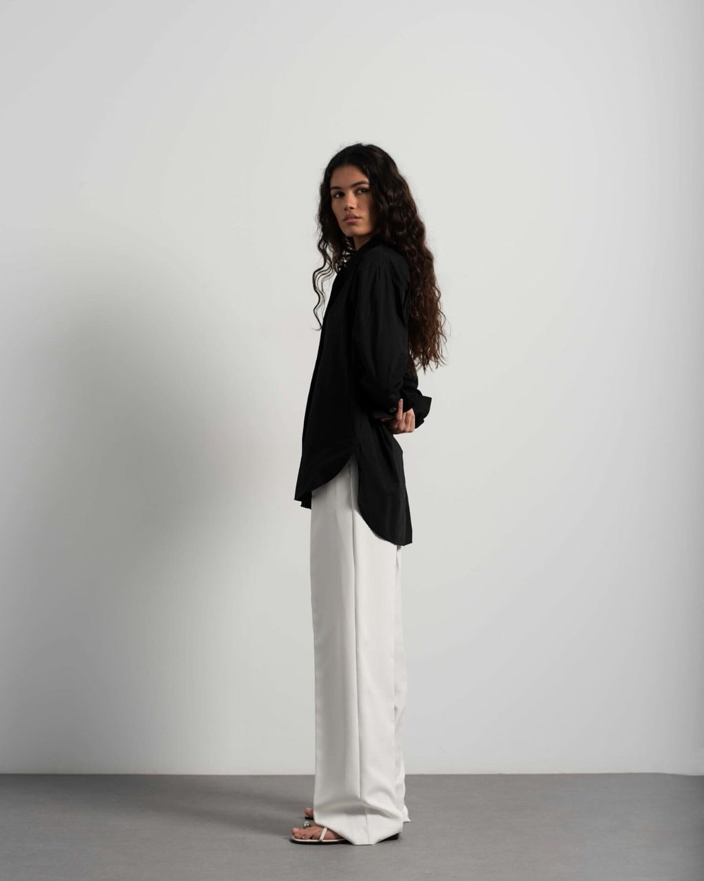 White Pants With Pleats: Tall
