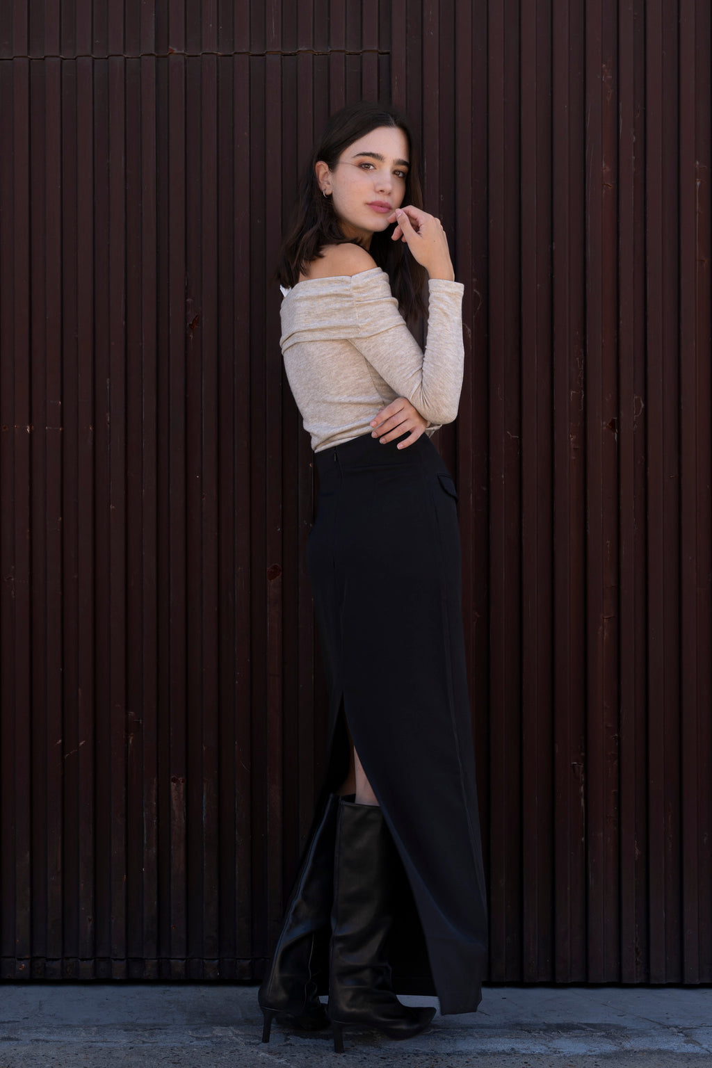 Maxi Skirt Black: Tall