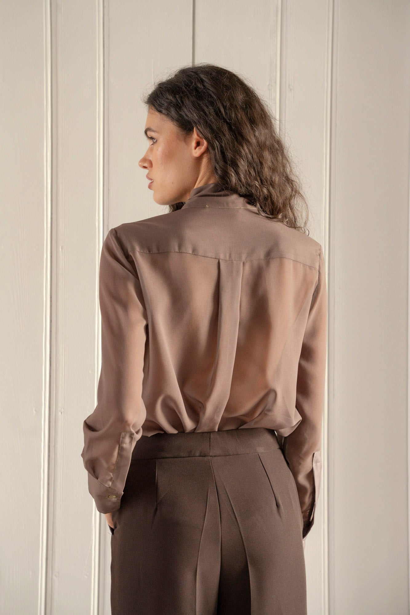 Straight Fit Pantalon Brown: Tall