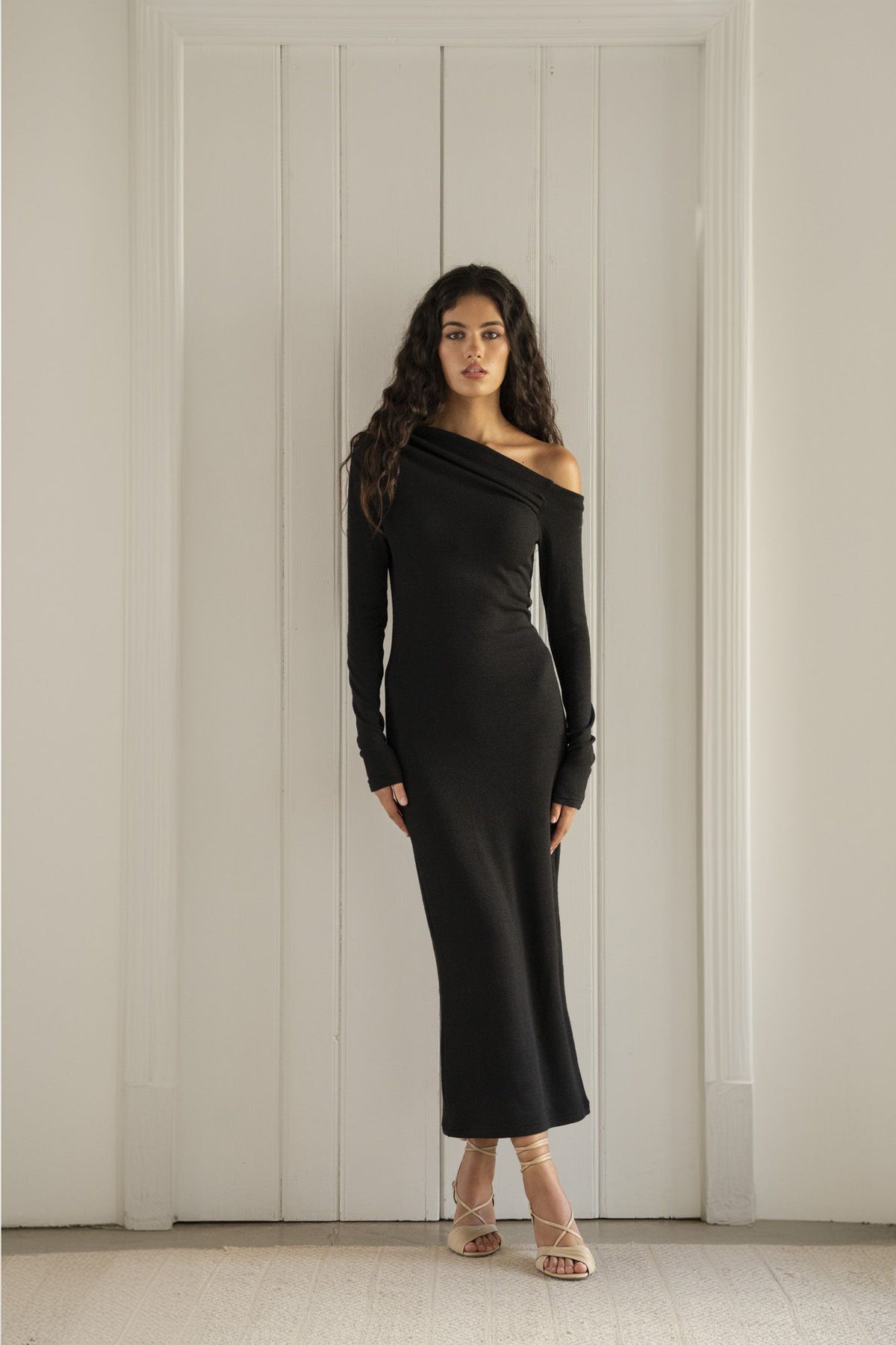 Asymmetric Knit Dress Extra Tall