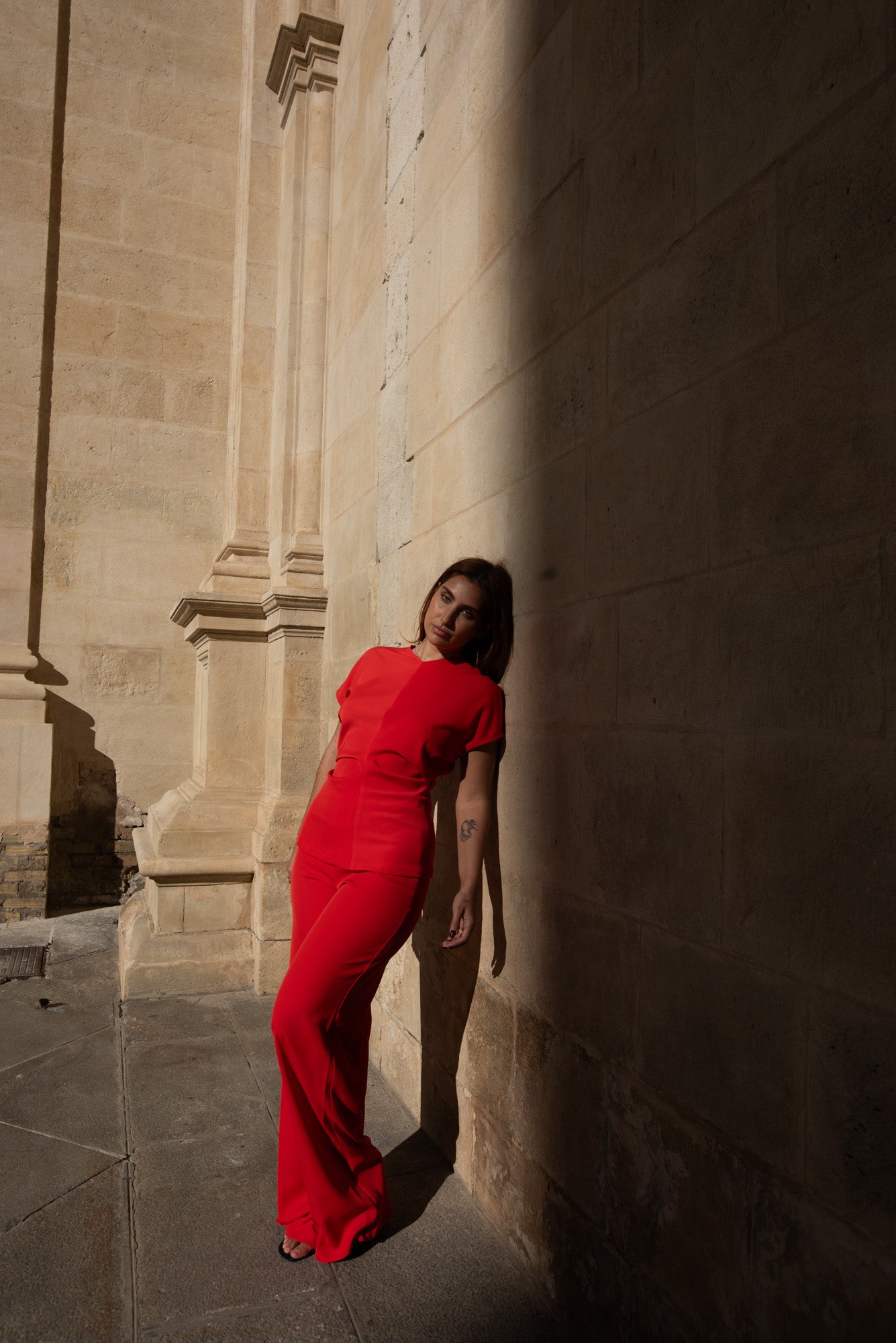 flared pantalon tall