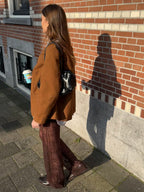 Lace Pants Brown: Extra Tall