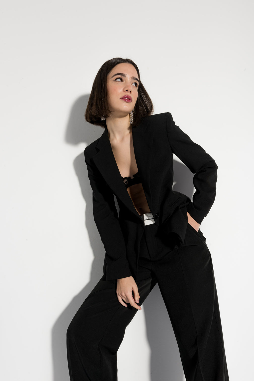 Double waist trousers