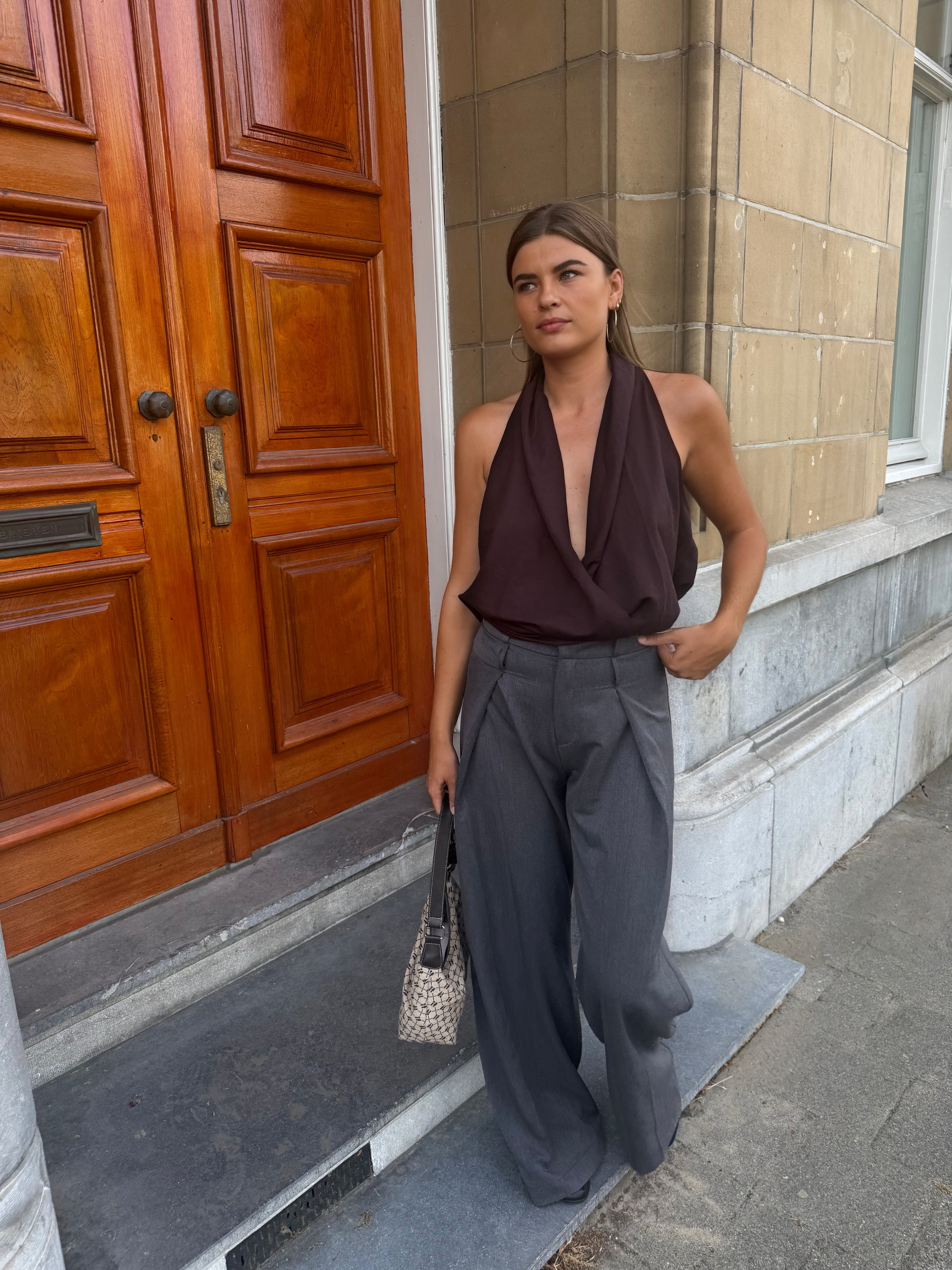 Darted Trousers Grey: Extra Tall