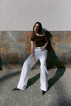 White Pants With Pleats: Tall