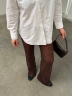 Lace Pants Brown: Extra Tall