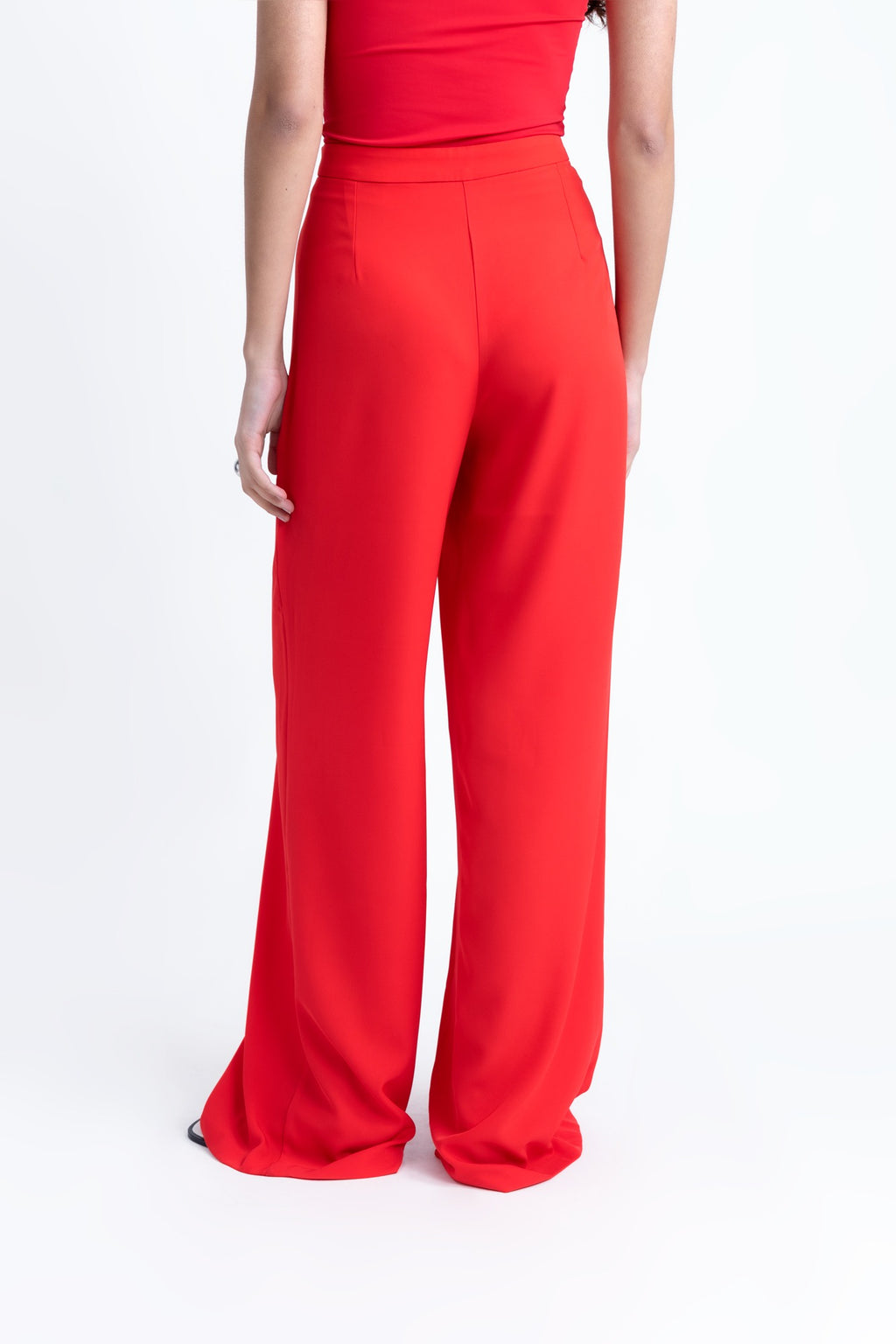 Flared Pantalon Red: Tall