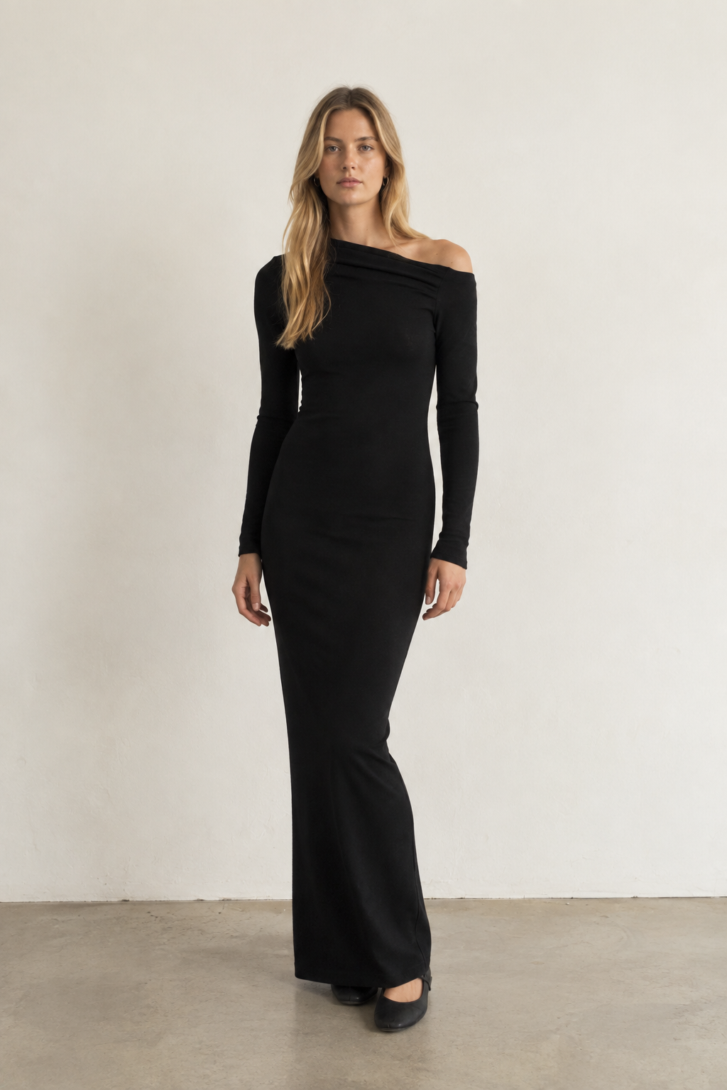 Asymmetric Knit Dress Extra Tall
