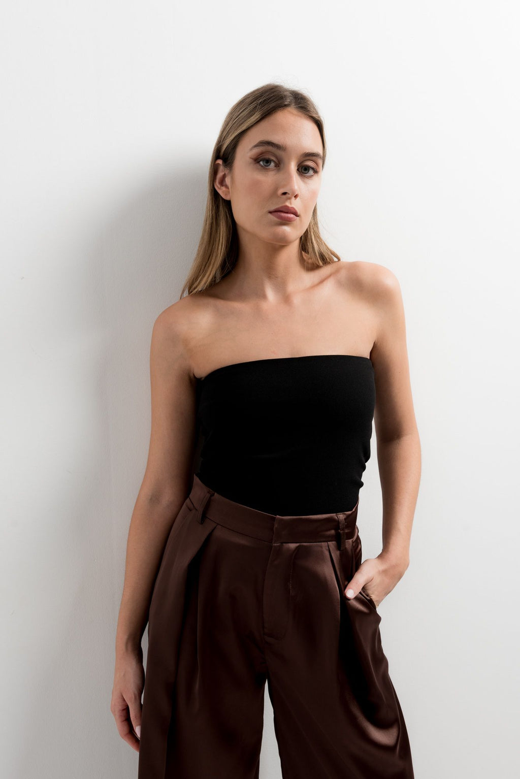 tall pantalon brown