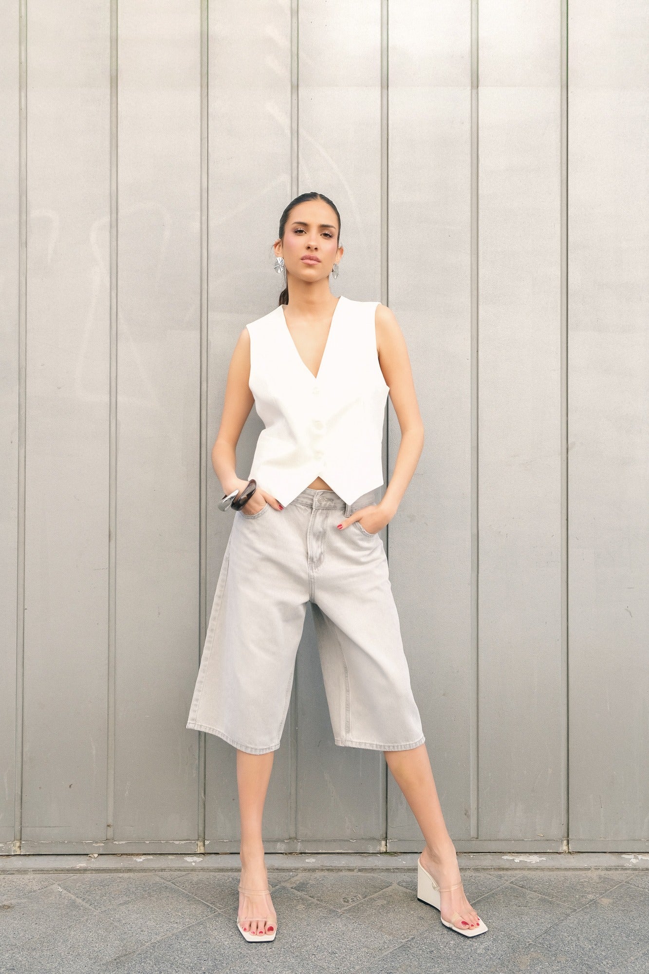 Straight Waistcoat White: Tall