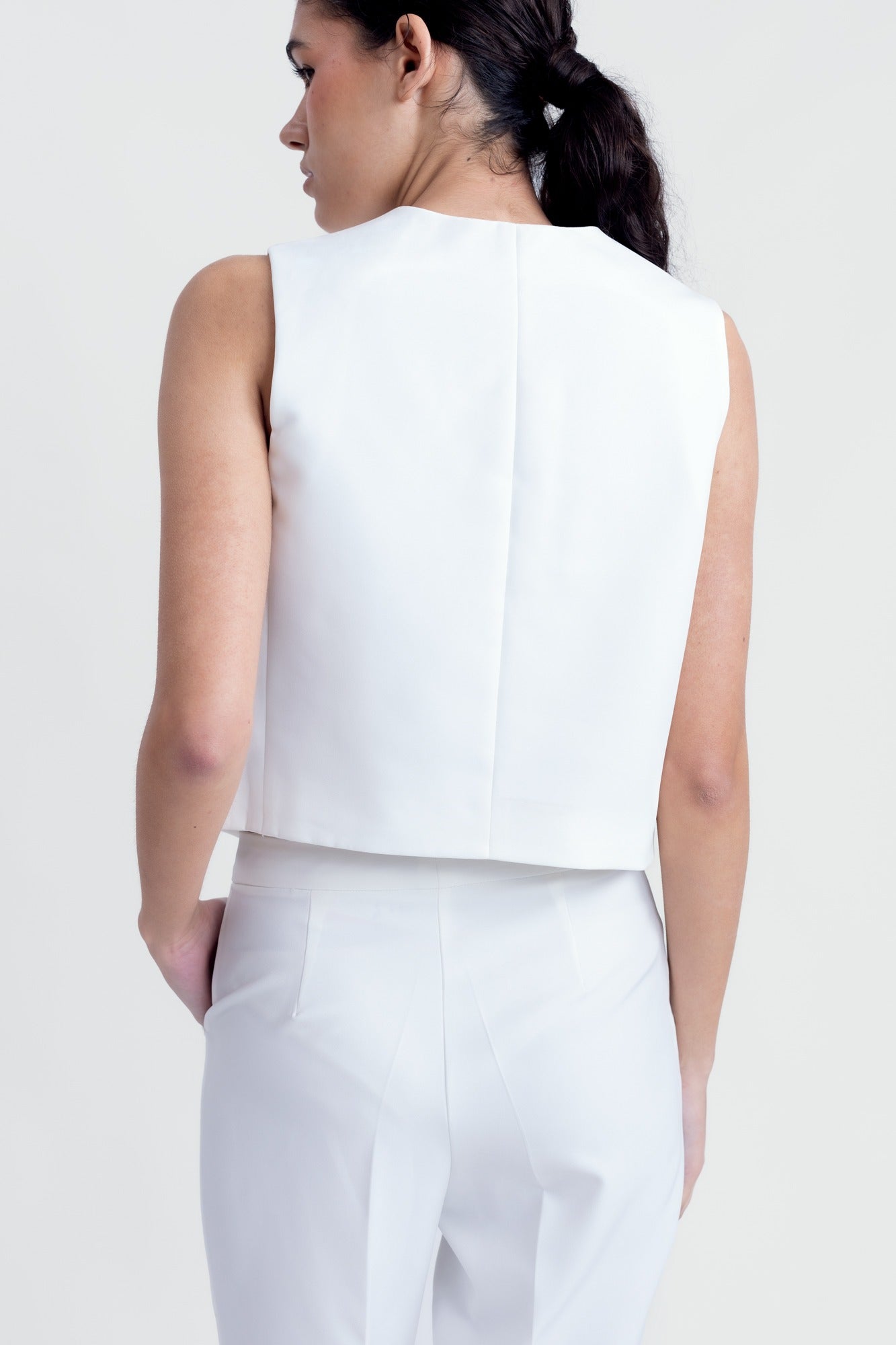 Straight Waistcoat White: Tall