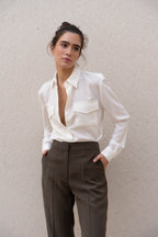 Straight Pantalon Anthracite: Tall