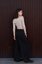 Darted Trousers Black: Extra Tall