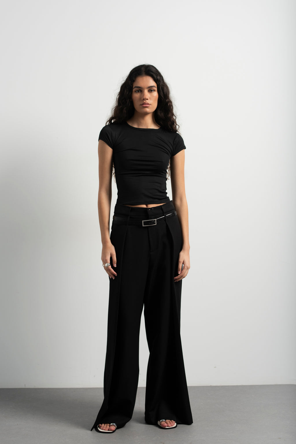 Darted Trousers Black: Extra Tall