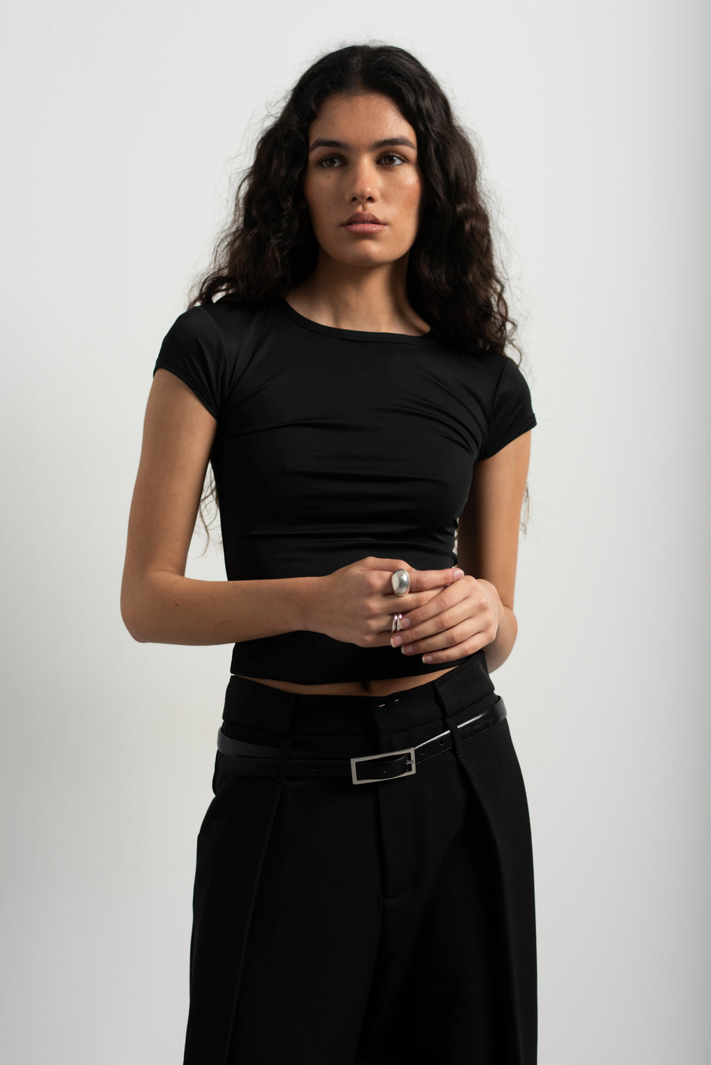 Darted Trousers Black: Extra Tall