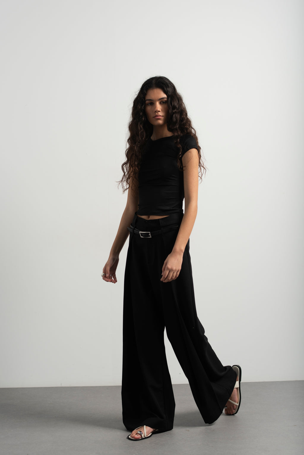 Darted Trousers Black: Extra Tall