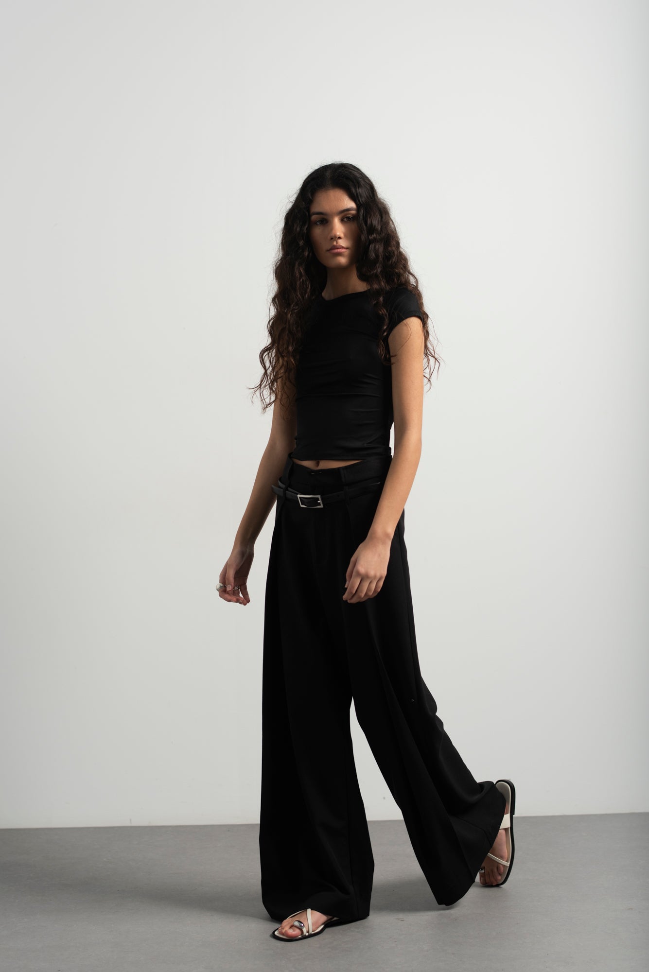 Darted Trousers Black: Extra Tall